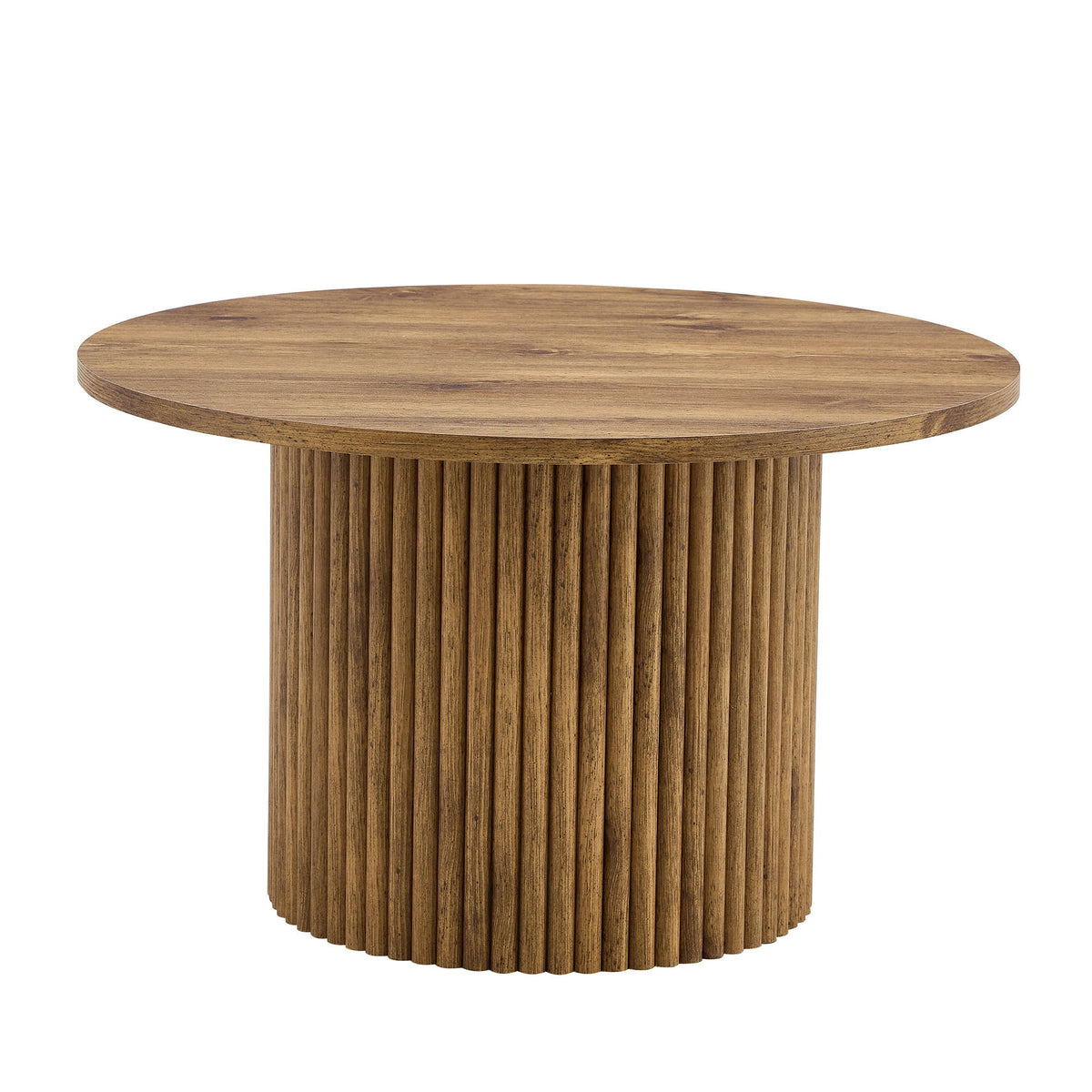 Modern Circular Coffee Table Cylindrical Design