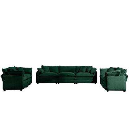 Elegant Oversized Sectional Sofa Set With Deep Seats And Flexible Layout