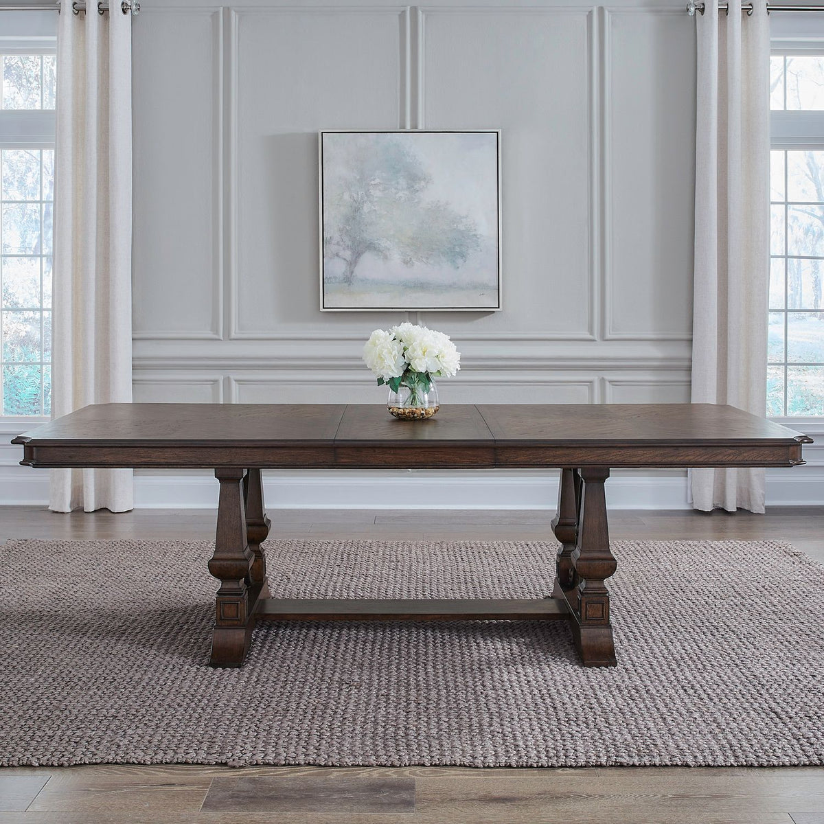 Provence Park - Trestle Table - Chateau Brown