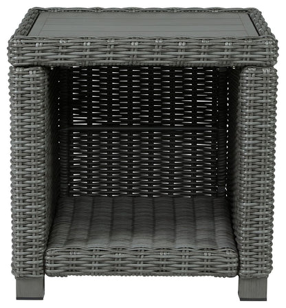 Elite Park - Square End Table - Gray