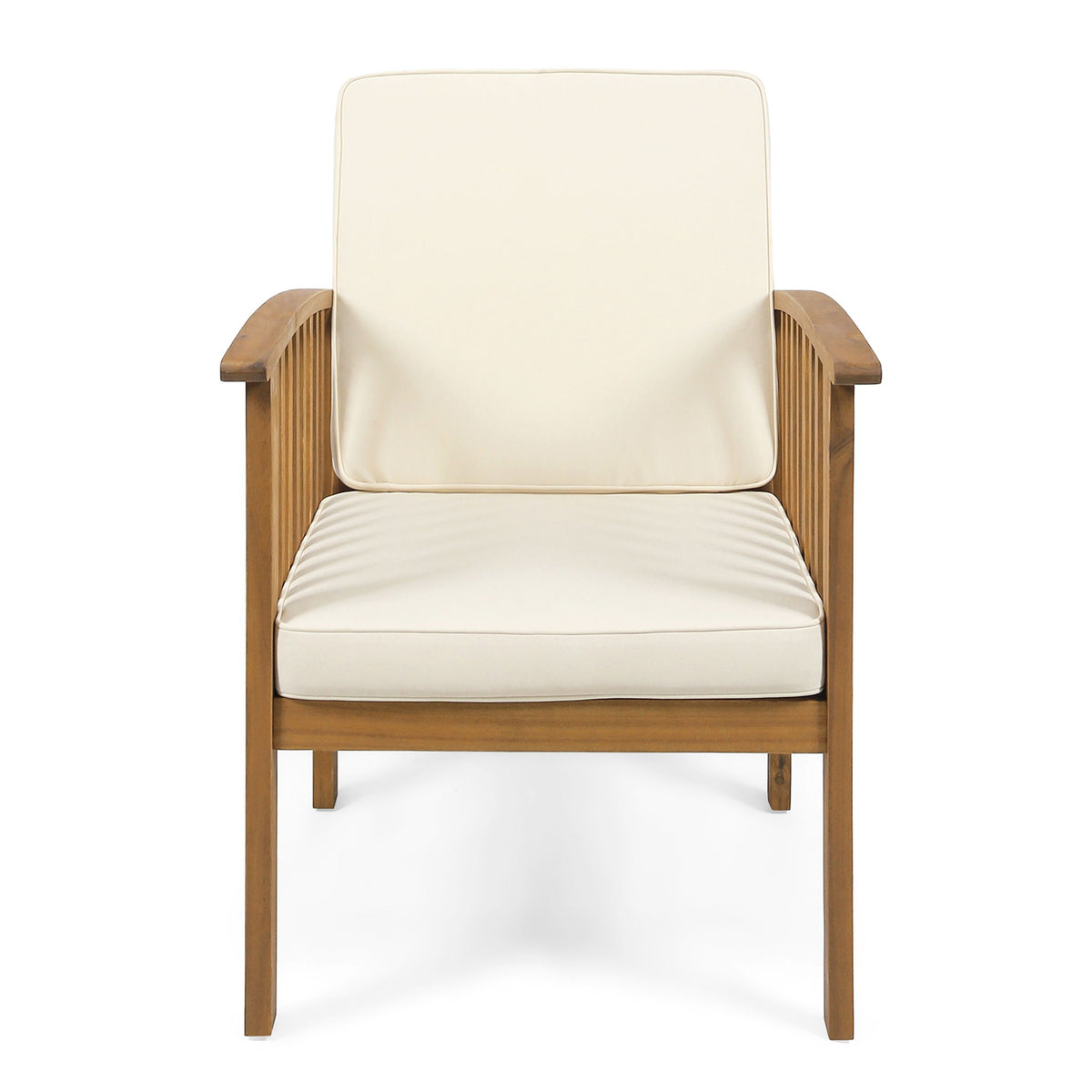 Casa - Acacia Club Chair Coastal Classic Outdoor Seating, Waterproof Fabric