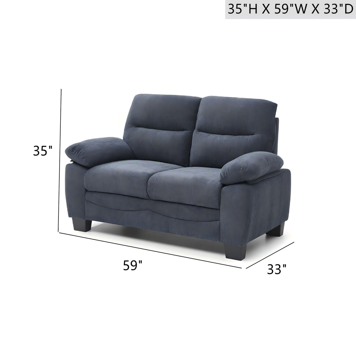 Summerton - Loveseat With Pillow Top Arms And Removable Back