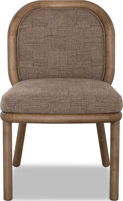 Astor - Round Back Chair (Set of 2) - Sports Coat / Claystone