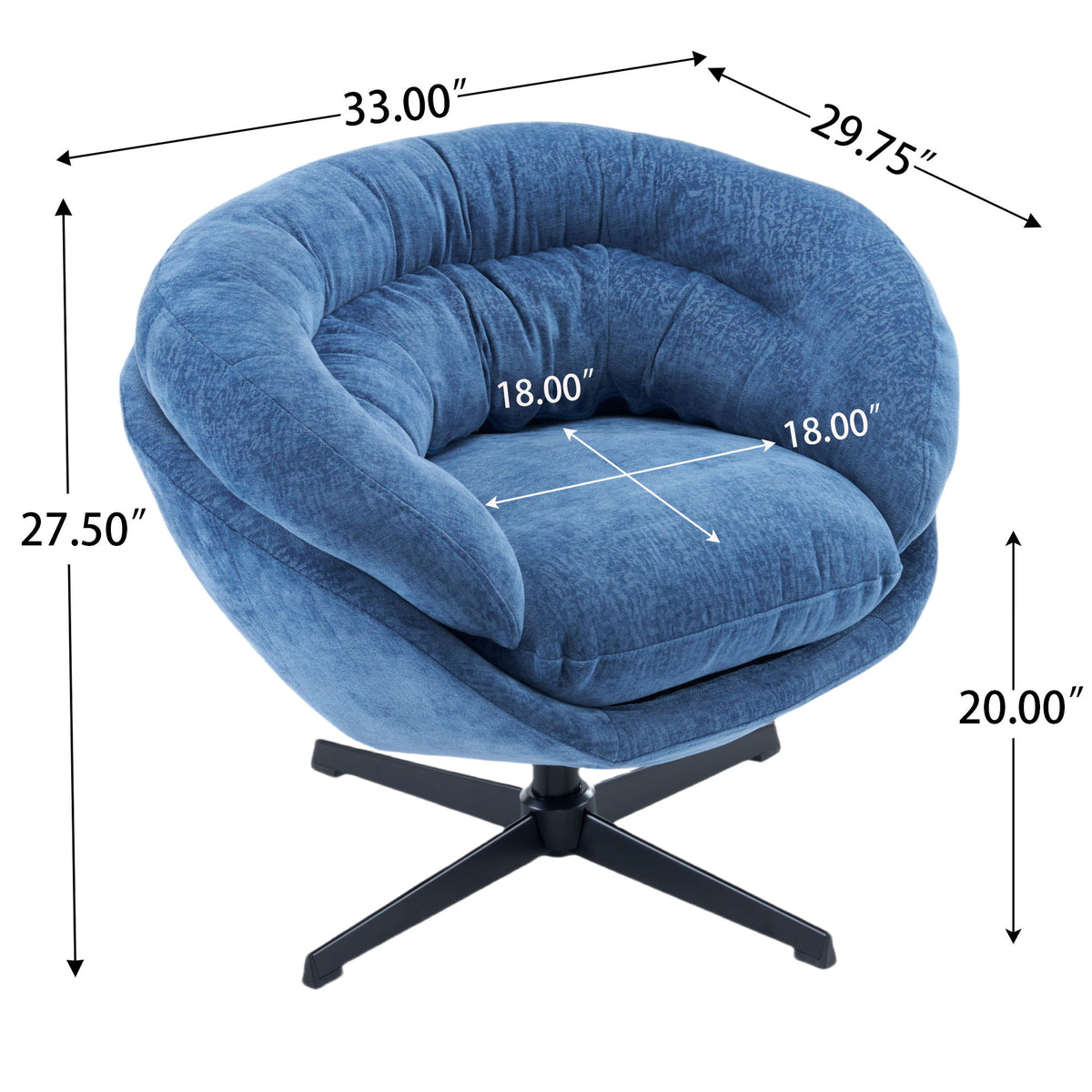 Modern Office Chair With 360 Degree Swivel
