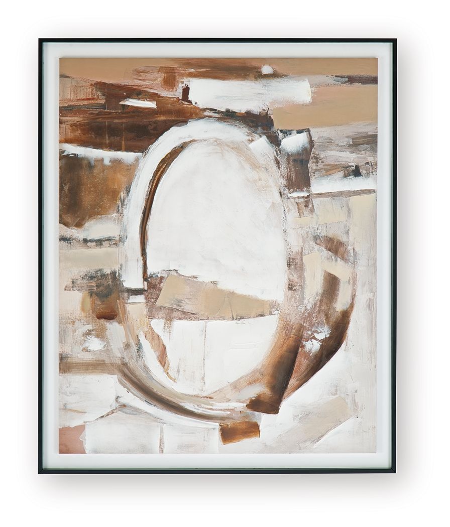 Bradlow - Wall Art - Brown / White / Black