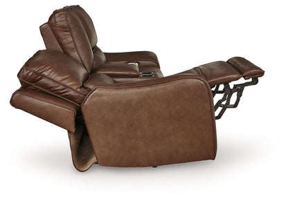 DeepWakes - Power Reclining Loveseat / Console / Adjustable Headrest