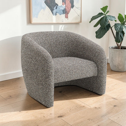 Livia - Accent Chair - Brown / Gray