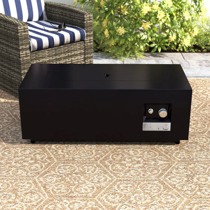 Modern Design Outdoor Fire Pit Table With Cover