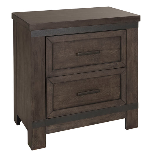Thornwood Hills - Nightstand - Rock Beaten Brown