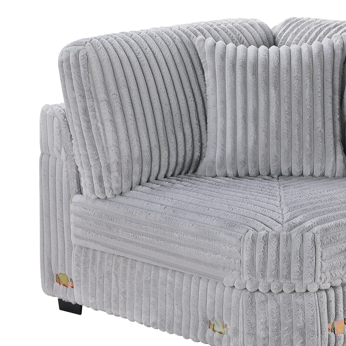 Corner Wedge Chair With Pillow, Living Room Furniture