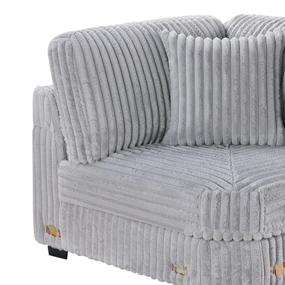 Corner Wedge Chair With Pillow, Living Room Furniture