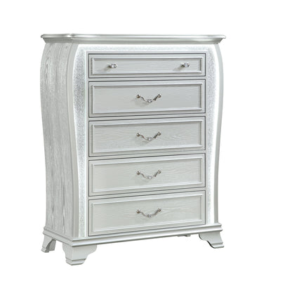 Aurelia - Chest & LED Lighting - Silver