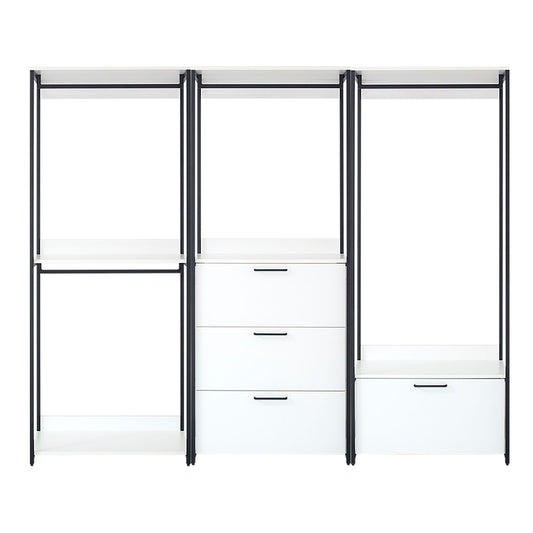 Fiona - Freestanding, Walk-In Closet System - White