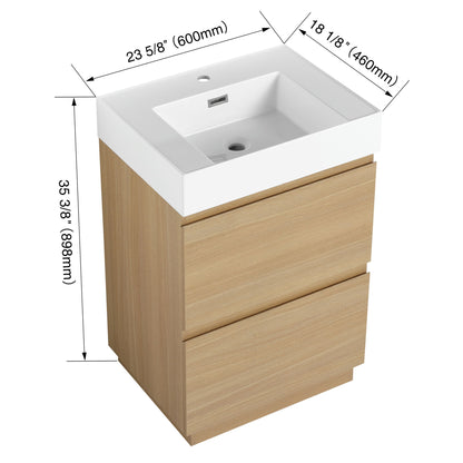Modern Freestanding Bathroom Vanities With Single Sink Combo