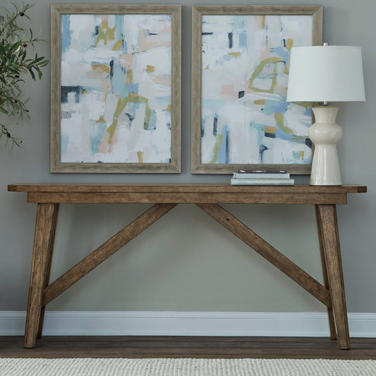 Carolina Park - Sofa Table - Amber Brown