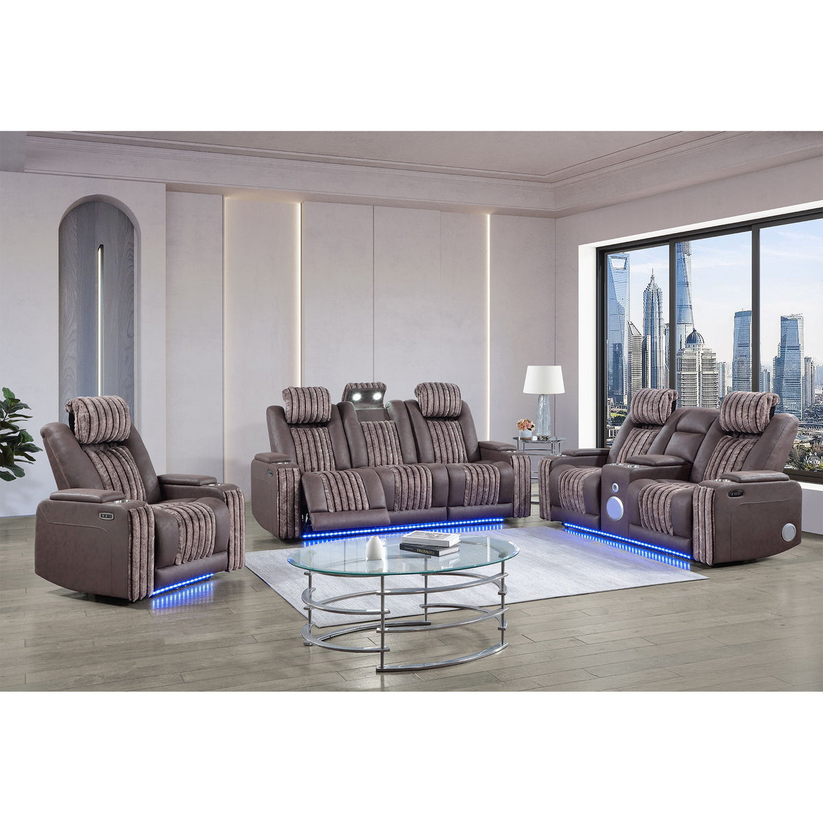 Duran - Power Recliner With Power Headrest