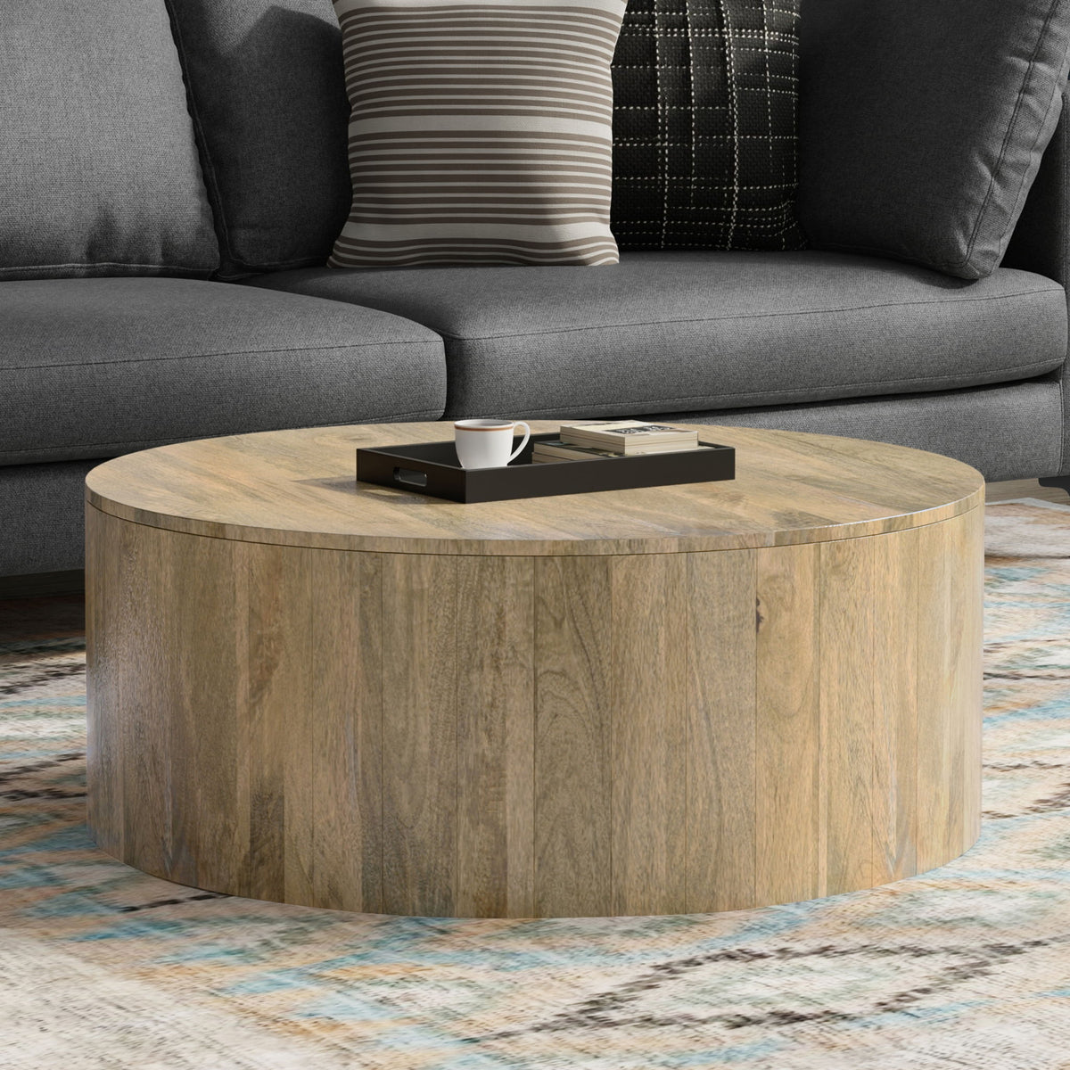 Millbury - Drum Coffee Table