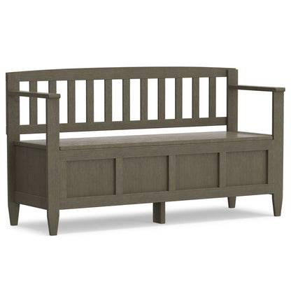 Brooklyn - Entryway Storage Bench - Farmhouse Gray