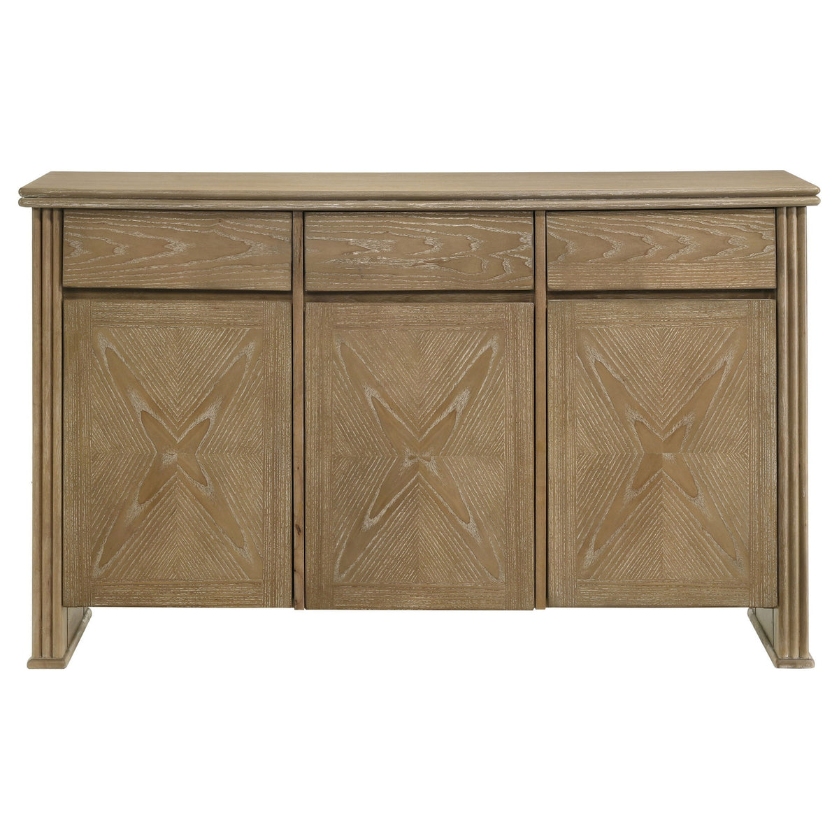 Dreydon - 3 Door Sideboard Server - Light Brown