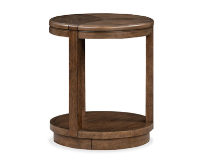 Connolly - Round End Table - Brown