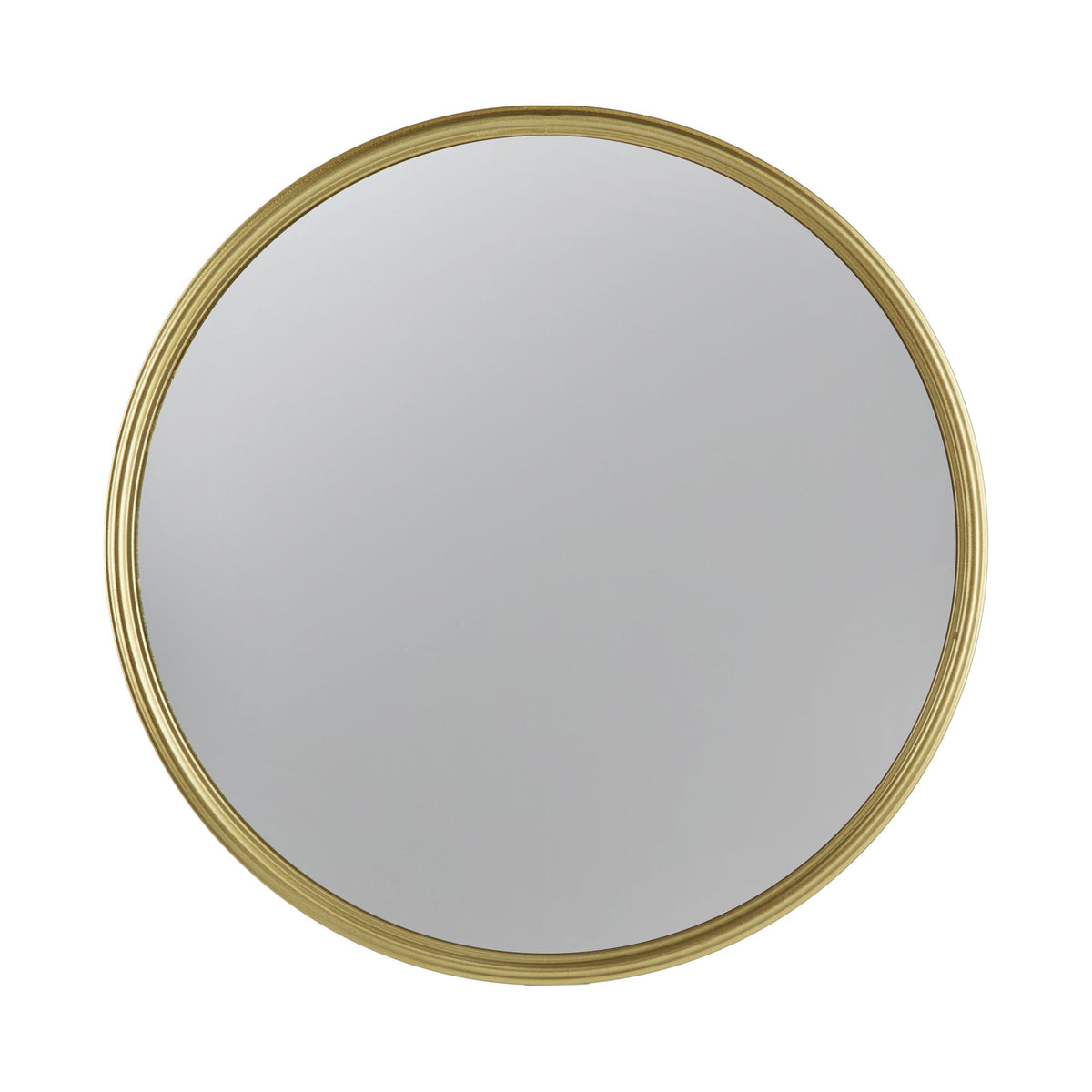 Round Mirror, Circle Mirror With Iron Frame For Living Room Bedroom Vanity Entryway Hallway