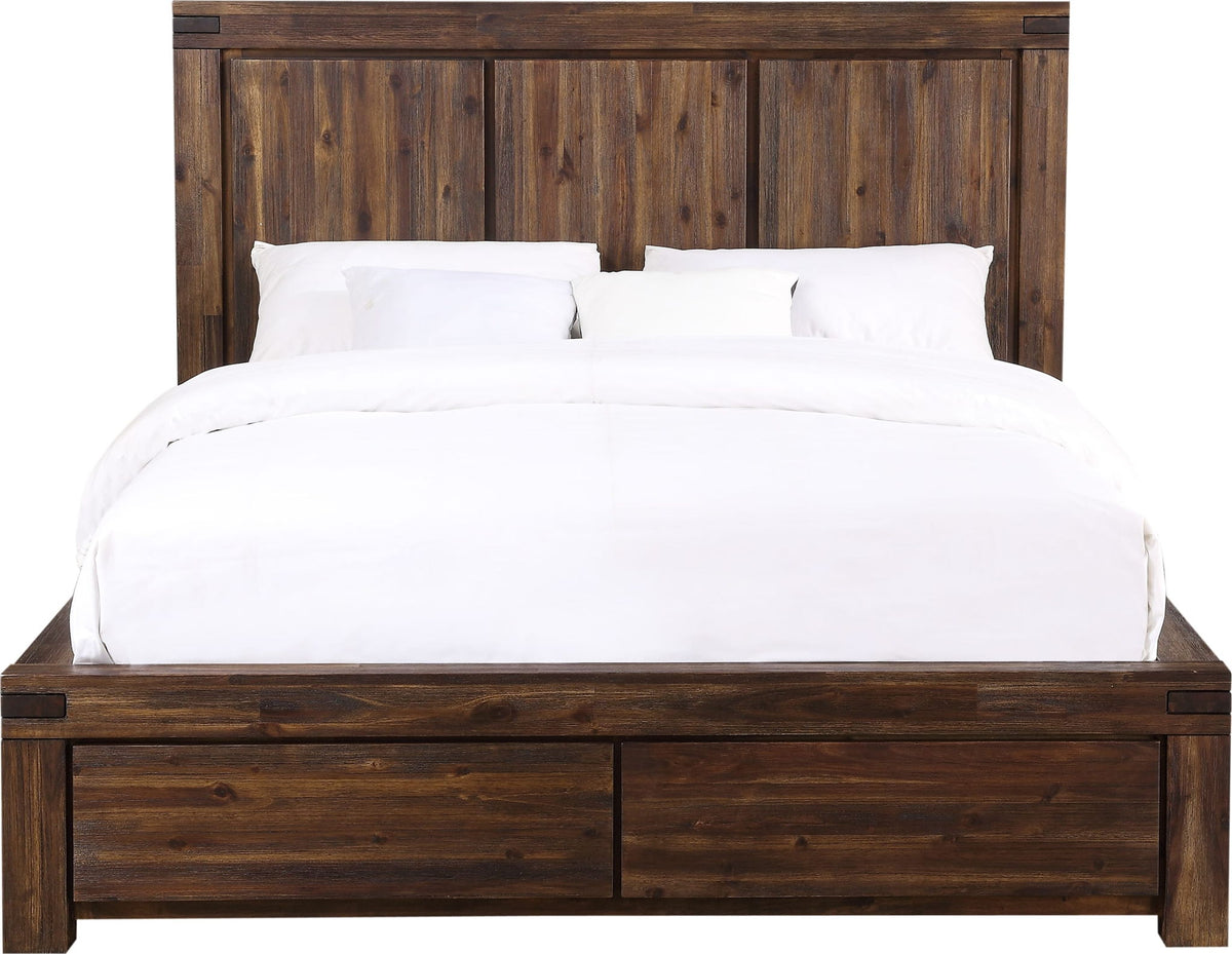 Meadow - Solid Wood Footboard Storage Bed