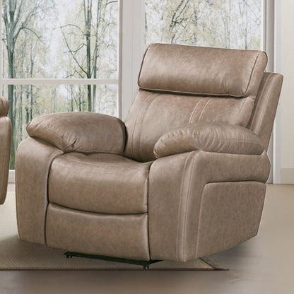 Theon - Manual Reclining Sofa, Loveseat And Recliner - Stokes Toffee