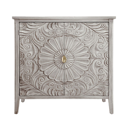 2 Door Cabinet, Suitable For Bedroom - Light Gray