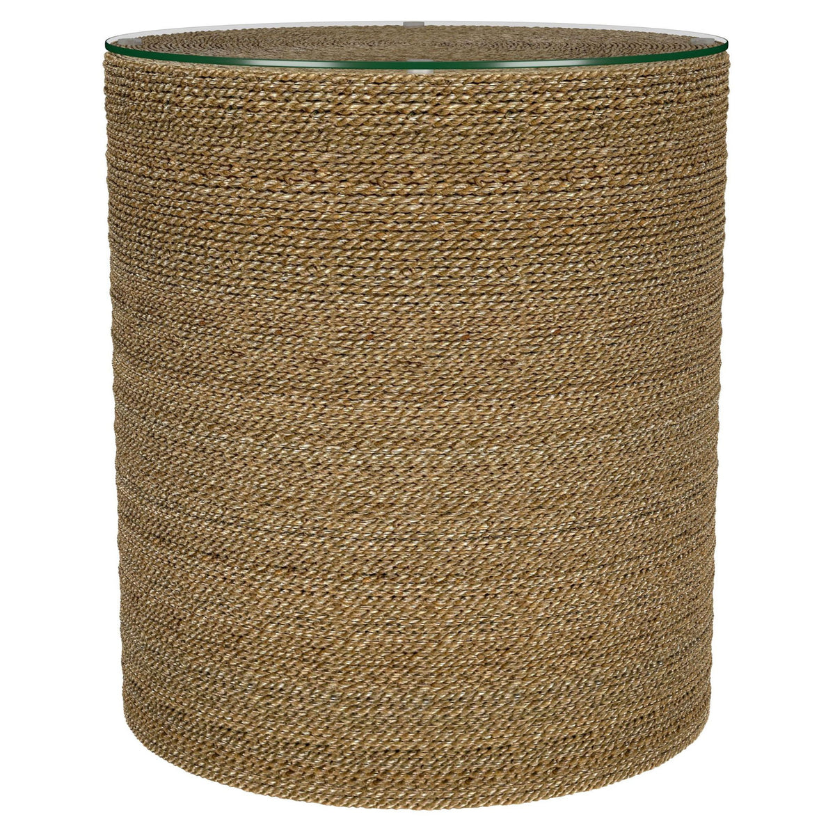 Burma - Round Side Table - Light Brown