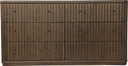 Penny Fluted - Dresser - Chocolate Mousse