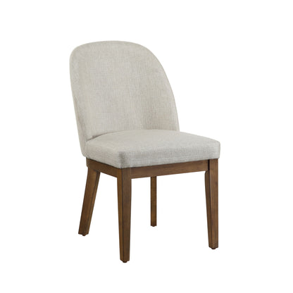 Phoenix - Dining Chair (Set of 2) - Chestnut / Light Gray