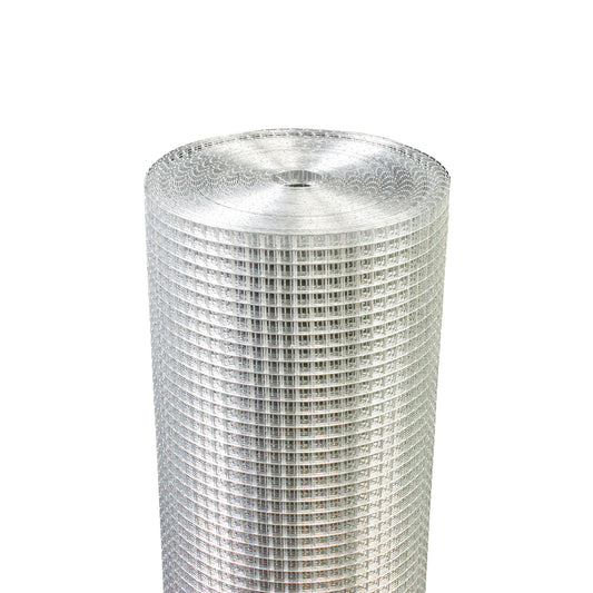Galvanized Hardware Cloth, Gauge Metal Wire Fencing Roll For Garden And Animal Use - Silver
