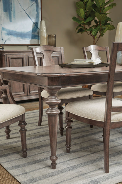 Saddle Creek - Extendable Leg Dining Table - Timber Brown