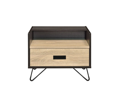 Melkree - Accent Table With Display & Utility Function - Black