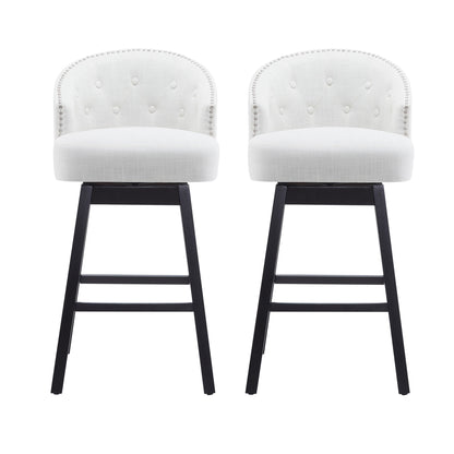 360 Degree Rotation Swivel Counter Stools (Set of 2)