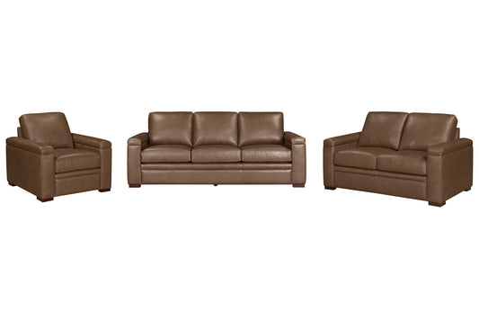 Garrison - Stationary Sofa, Loveseat, And Chair - Renaissance Tobacco
