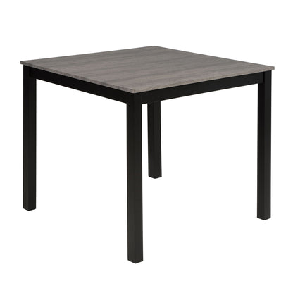 5 Piece Counter Height Table Set, Square Table And 4 Upholstered Chairs