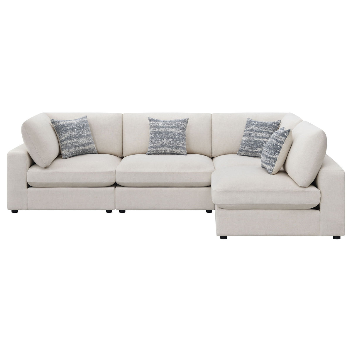 Rhette - Upholstered Sectional With Reversible Cushions