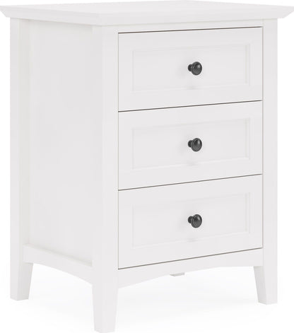 Grace - Three Drawer Nightstand