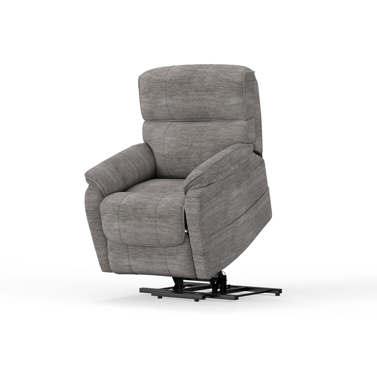Lucie - Fabric Power Lift Chair - Gray