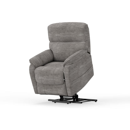 Lucie - Fabric Power Lift Chair - Gray