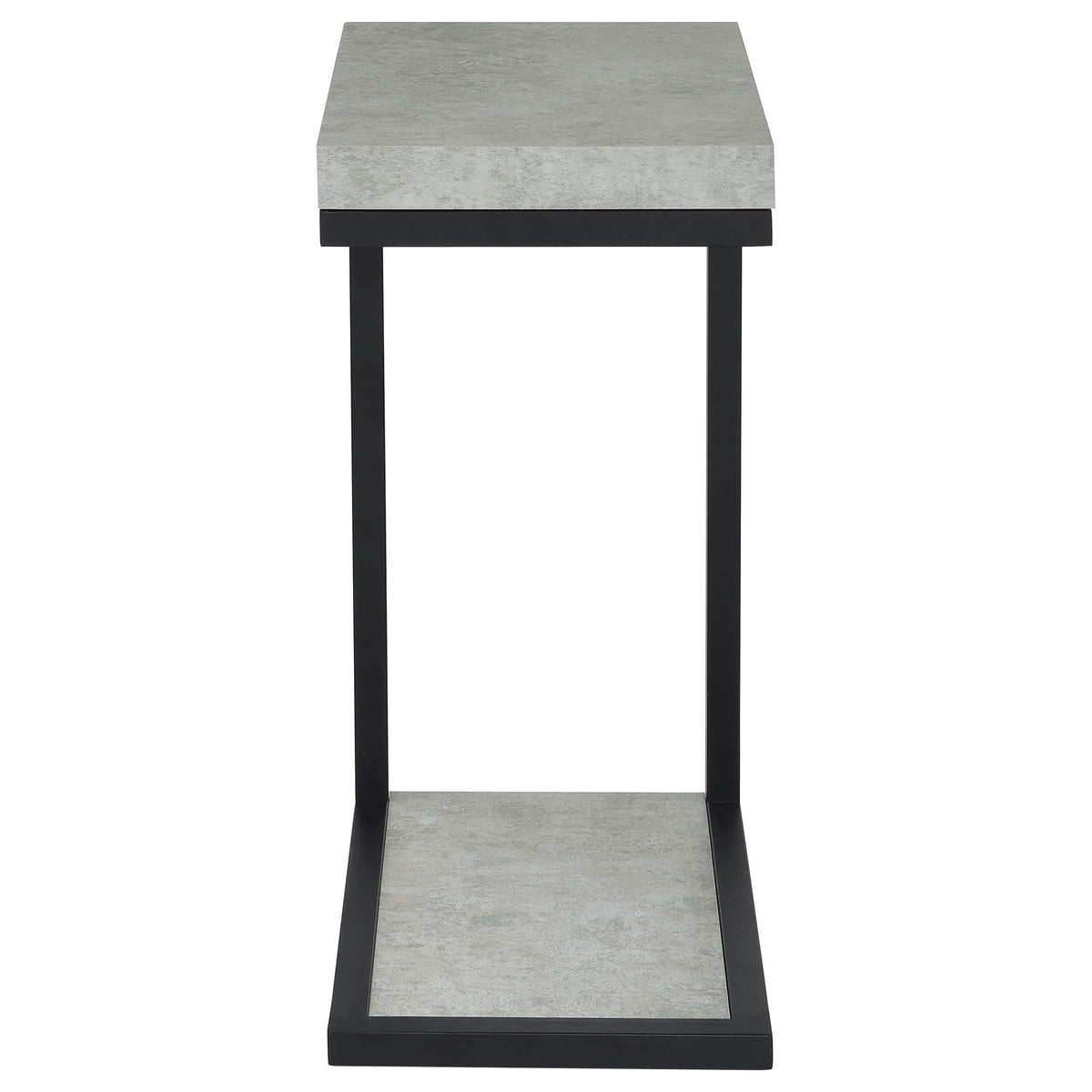 Snack Table With Industrial Base