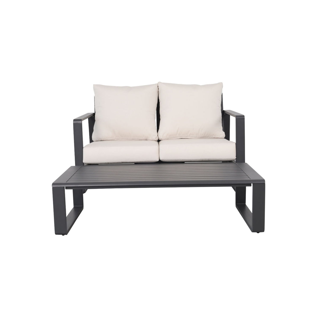 Durable Sofa With Rectangular Coffee Table