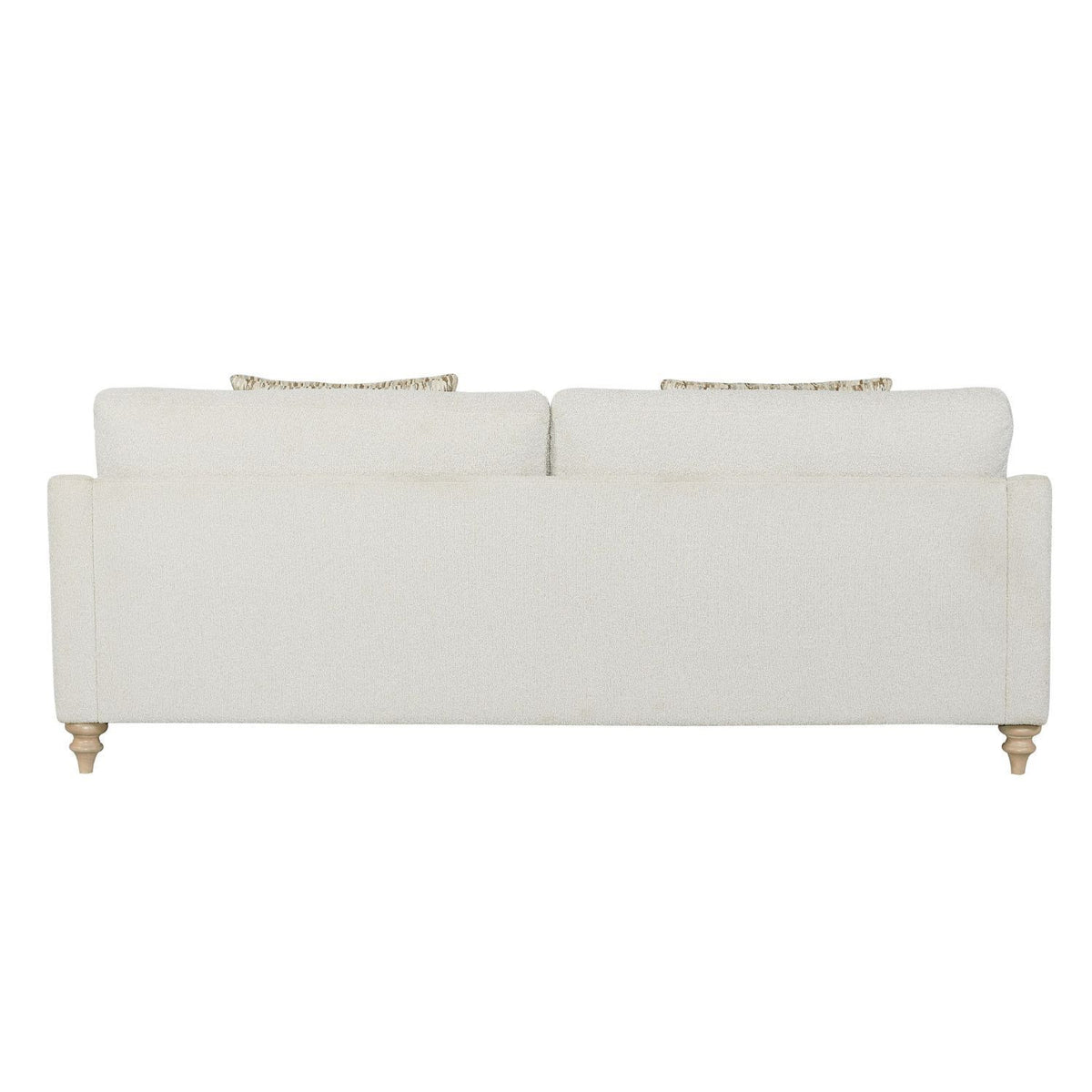 Sofa Single Reverable Cushion With 2 Pillows - Off White