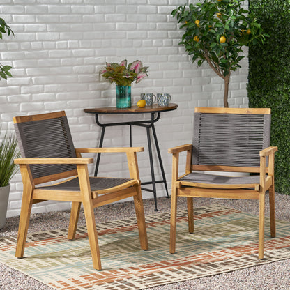 Outdoor Rope Dining Chair (Set of 2)