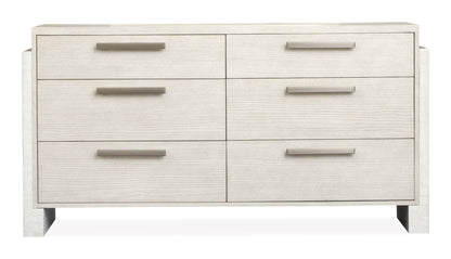 Lorelei - Double Drawer Dresser - Misty Cloud