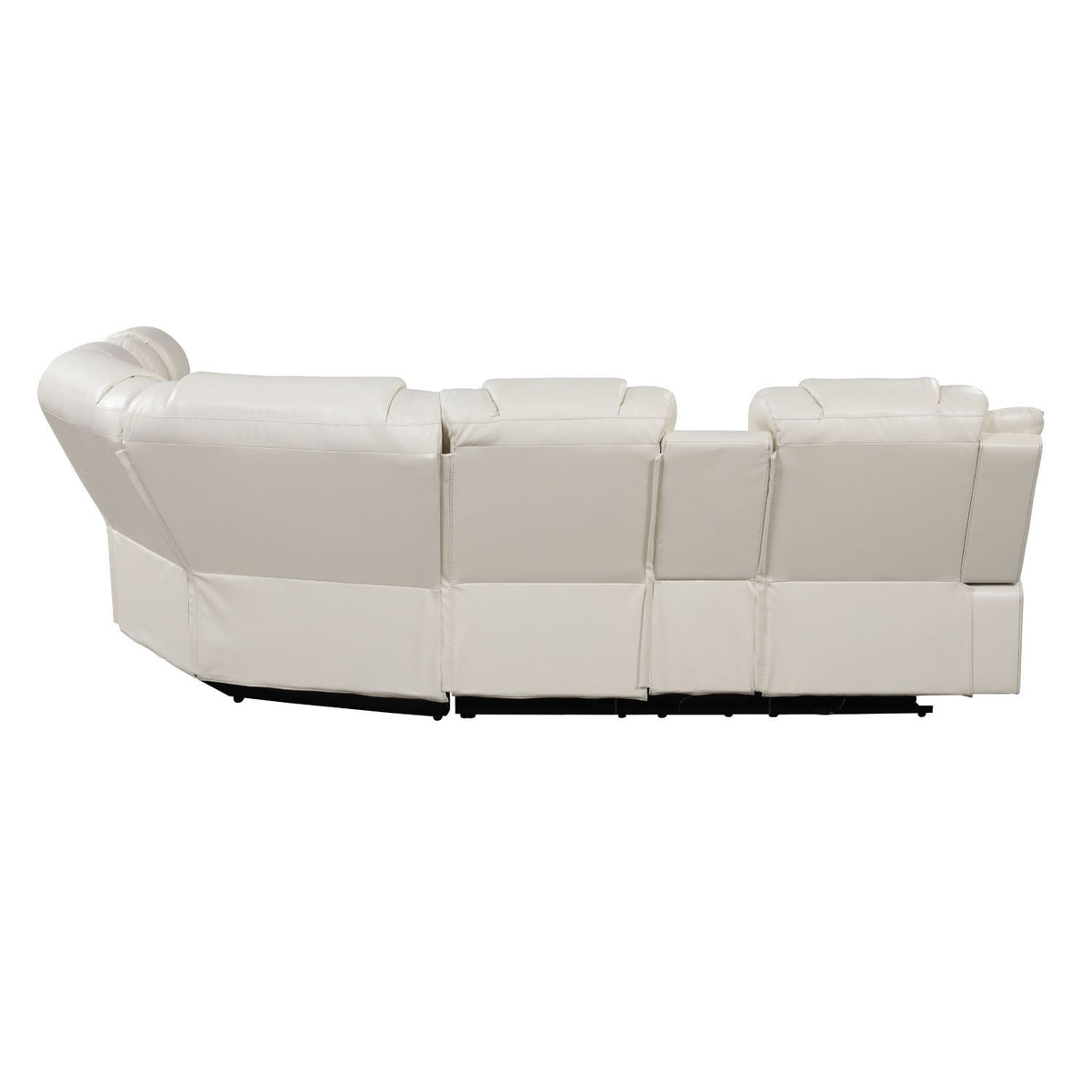 Challenger - Recliner Sectional Sofa, Built In USB, C Ports & Bluetooth