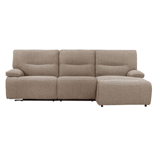 Lucius - 3 Piece Modular Zero Gravity Power Reclining Sectional With Right Arm Facing Chaise - Geller Earth