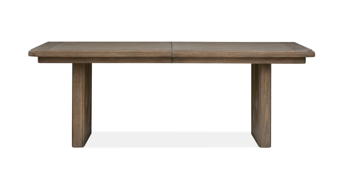 Westbourne - Extendable Trestle Dining Table - Dark Umber