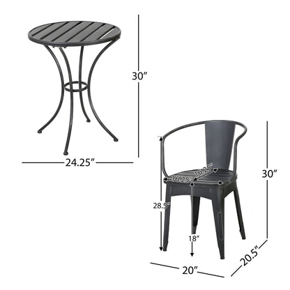 Yearn - 3 Piece Bistro Set With Table And 2 Chairs